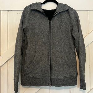 Lululemon Scuba Full Zip Hoodie Size 10 Grey